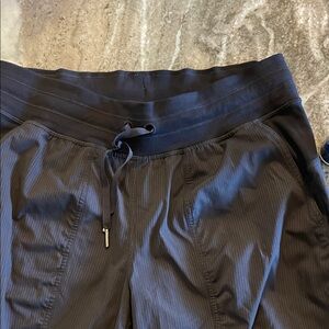 Lululemon Black Drawstring Waist Studio Dance Jogger Pants